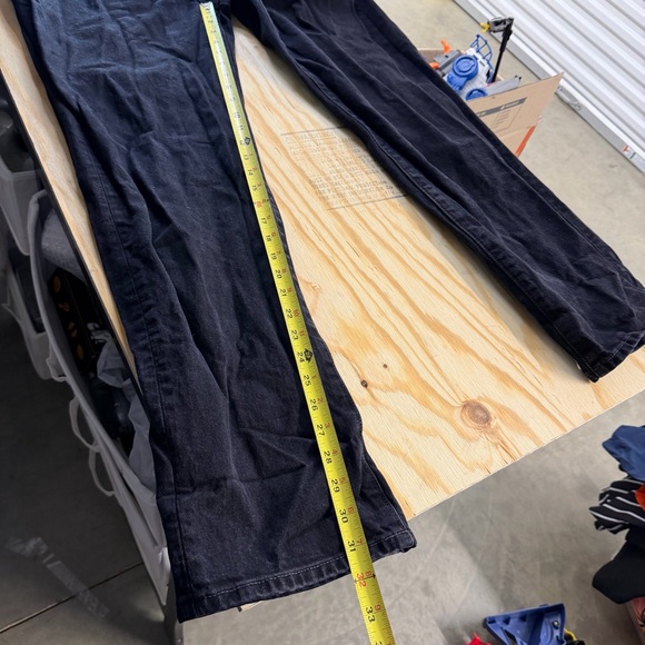 A&F Abercrombie & Fitch Men’s Black Stretch Jeans 34W Athletic Loose - Picture 6 of 9